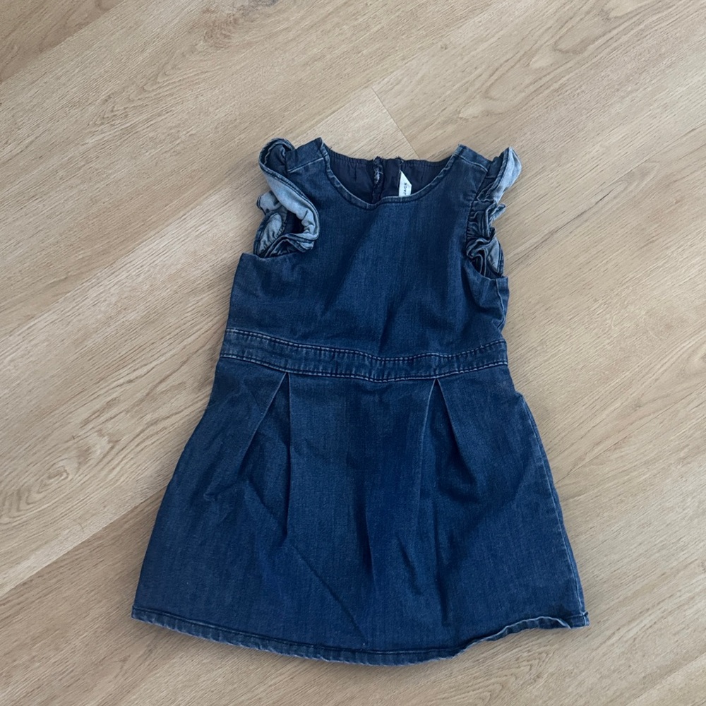 Janie and Jack Blue Denim Casual Dress